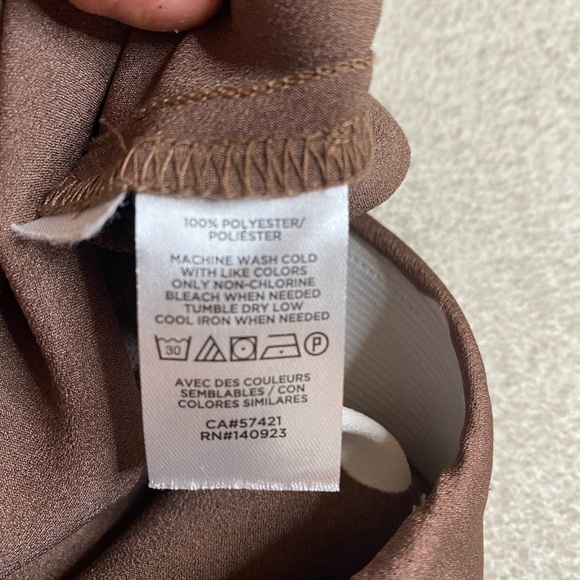 LOFT Brown A-Line Midi Skirt for Casual Wear - Picture 5 of 5